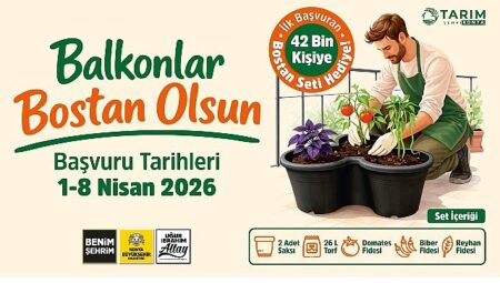 Başkan Altay: “Balkonlar Bostan Olsun Projesi ile 42 Bin Kişiye Sebze Yetiştirme Seti Hediye Edeceğiz”
