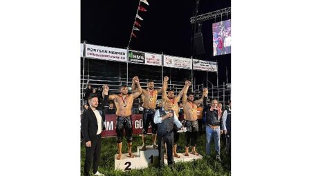 Belediye güreşçisi Kaya’dan üçüncülük başarısı