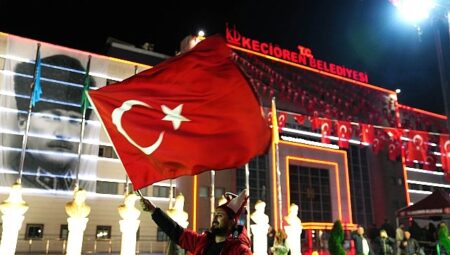 Dünya Kupası Coşkusu Keçiören’de Dev Ekrandan Takip Edildi