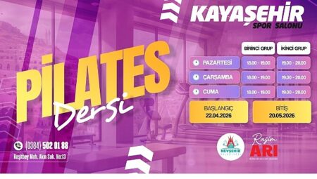 Nevşehir’de Kadınlara Özel Pilates Ders Kayıtları Başladı
